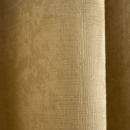 Strata Eyelet Curtains in Ochre