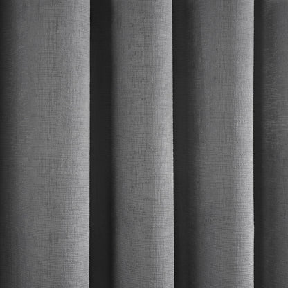 Strata Eyelet Curtains in Silver