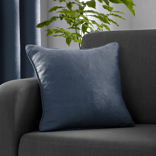 Strata Cushion in Navy