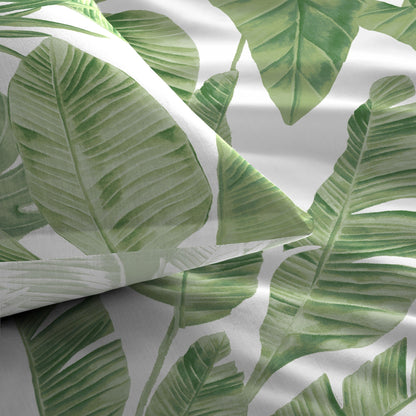 Tahiti Duvet Cover Set in Green