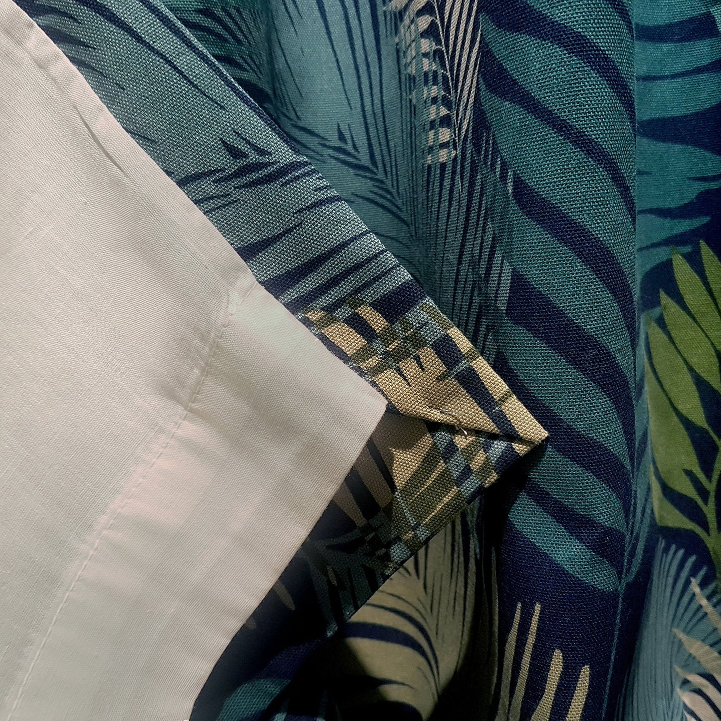 Tropical Eyelet Curtains in Multi