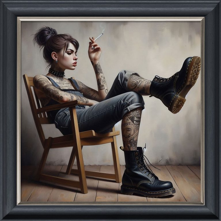 Back in Black – Velvet Illusion Print