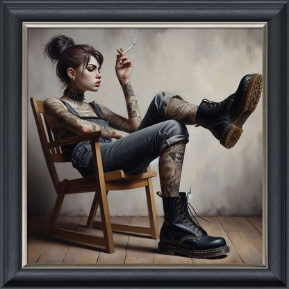 Back in Black – Velvet Illusion Print