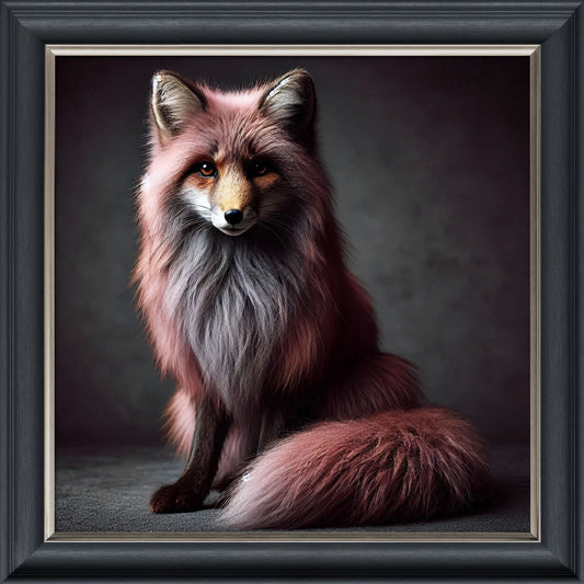 Dusky Fox – Velvet Illusion Print
