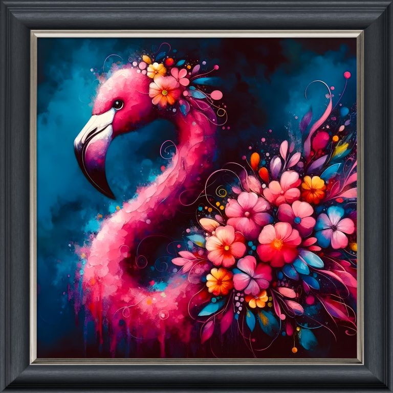 Fabulous Flamingo – Velvet Illusion Print