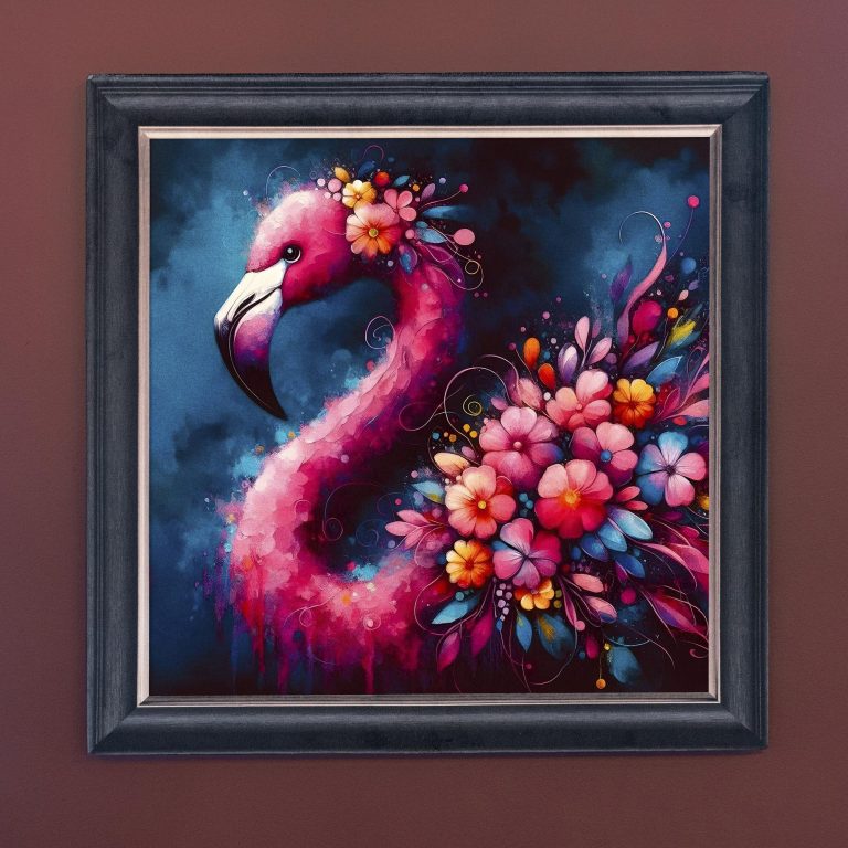 Fabulous Flamingo – Velvet Illusion Print