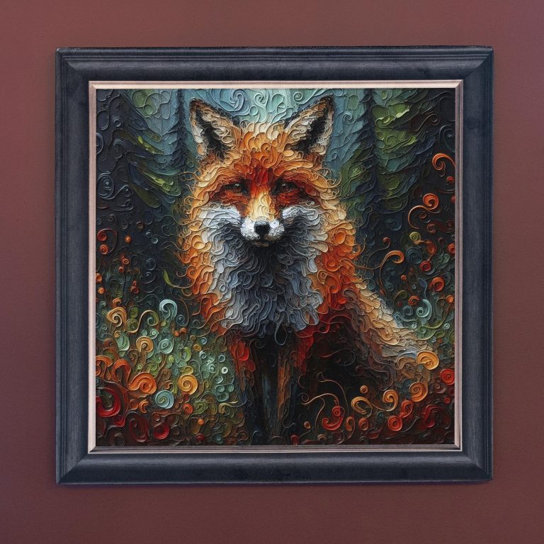 Fabulous Fox – Velvet Illusion Print