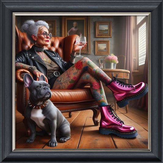 Fast Lane – Velvet Illusion Print