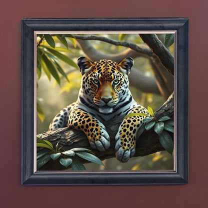 Spotted in a Tree – Velvet Illusion Print