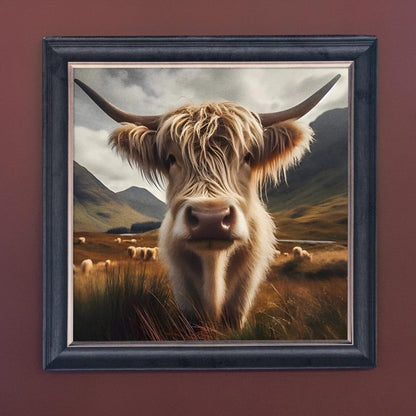 Mr Cow – Velvet Illusion Print
