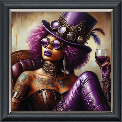 Pretty in Purple – Velvet Illusion Print