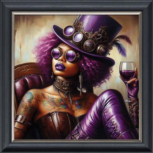 Pretty in Purple – Velvet Illusion Print